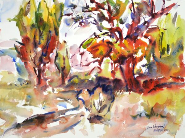 4622 Arroyo, Original Watercolor Painting by Eric Wiegardt AWS-DF, NWS